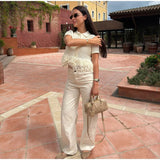 Women’s A-Line 2 piece Knit Skirt Set