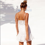 SUNNY Eyelet Tank Dress