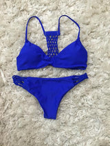 ROYALE Blue Two Piece Bikini