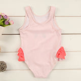 Girls Pink Flamingo Swimsuit Size 6 mo - 4 years