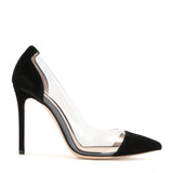 CASSIDY Black Suede Leather Pumps