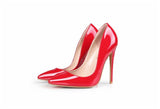 LIZZY Red Patent Leather Pumps