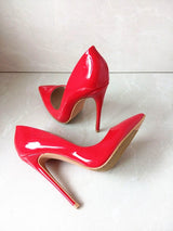 LIZZY Red Patent Leather Pumps
