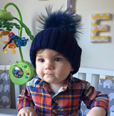 Mini Navy Blue Pomkin