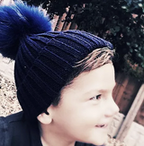 Mini Navy Blue Pomkin