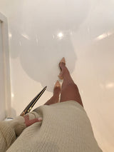 CASSIDY Nude Patent Leather Pumps