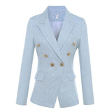 BUCKINGHAM TEXTURED BLAZER - Light Blue