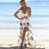 STACIE Ruffle Floral Maxi Dress