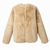 Bobby Faux Fur Jacket - Beige