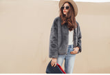 Bobby Faux Fur Jacket - Grey