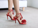 Pomkin Fringe Heels