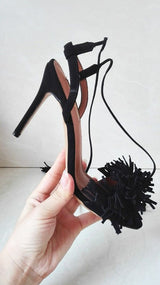 Pomkin Fringe Heels