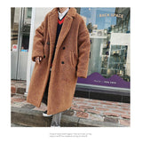 Men's Camel Teddy Coat