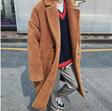 Men's Camel Teddy Coat