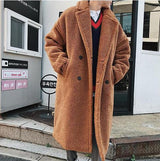Men's Camel Teddy Coat