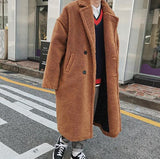 Men's Camel Teddy Coat