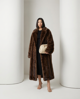 Longline Georgia Faux Fur Coat