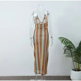 Summer Crochet Long Dress