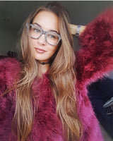 Ostrich Feather Jacket - Red Wine