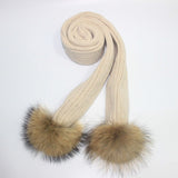 Beige Pomkin Hat & Scarf Set