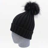 Black Fur Pomkin Hat