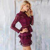 ANASTASIA Dress - Wine