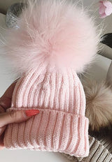 Pink Fur Pom Pom