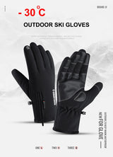 Winter Ski Waterproof Gloves