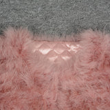 Ostrich Feather Jacket - Pink