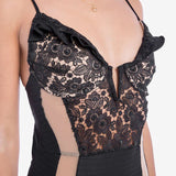 LISA Lace One Piece Bodysuit Bikini - 2 Colors