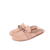 Chain Loafer Mules - 3 colors