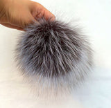 Silver Fox Pom Pom