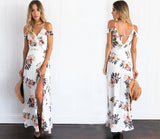 STACIE Ruffle Floral Maxi Dress