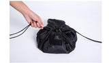 Lazy Professional Drawstring Travel Makeup Bag Women