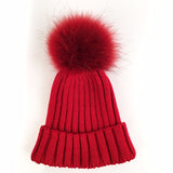 Red Fur Pomkin Hat