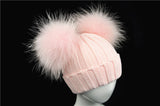 Mini Pink Double Pomkin Hat