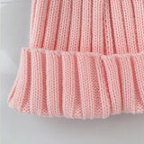 Baby Pink Fur Pomkin Hat