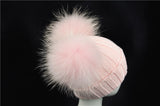 Pink Double Pomkin Hat