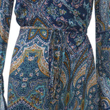 KLARA Bohemian Blue Maxi Dress