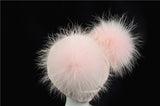 Mini Pink Double Pomkin Hat