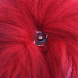 Red Fur Pom Pom