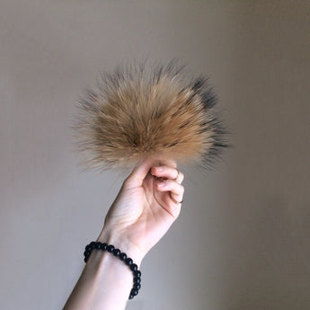 Natural Fur Pom Pom