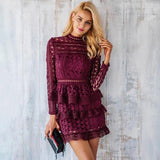 ANASTASIA Dress - Wine