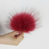 Red Fur Pom Pom