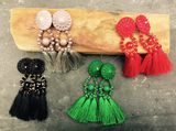 Boho Fringe Tassel Earrings - 9 colors