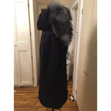 Men's Silver Fox Fur Convertible Parka