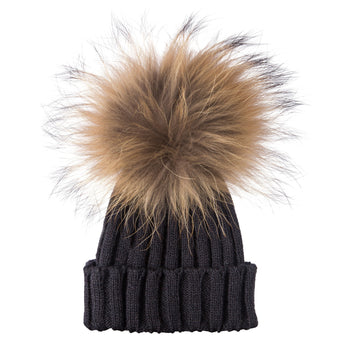 Mini Kids Pom Bobble Hat