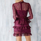 ANASTASIA Dress - Wine