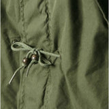 Mens Grey Fur Green Convertible Parka Men