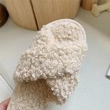 Plush Faux Fur Home Slippers